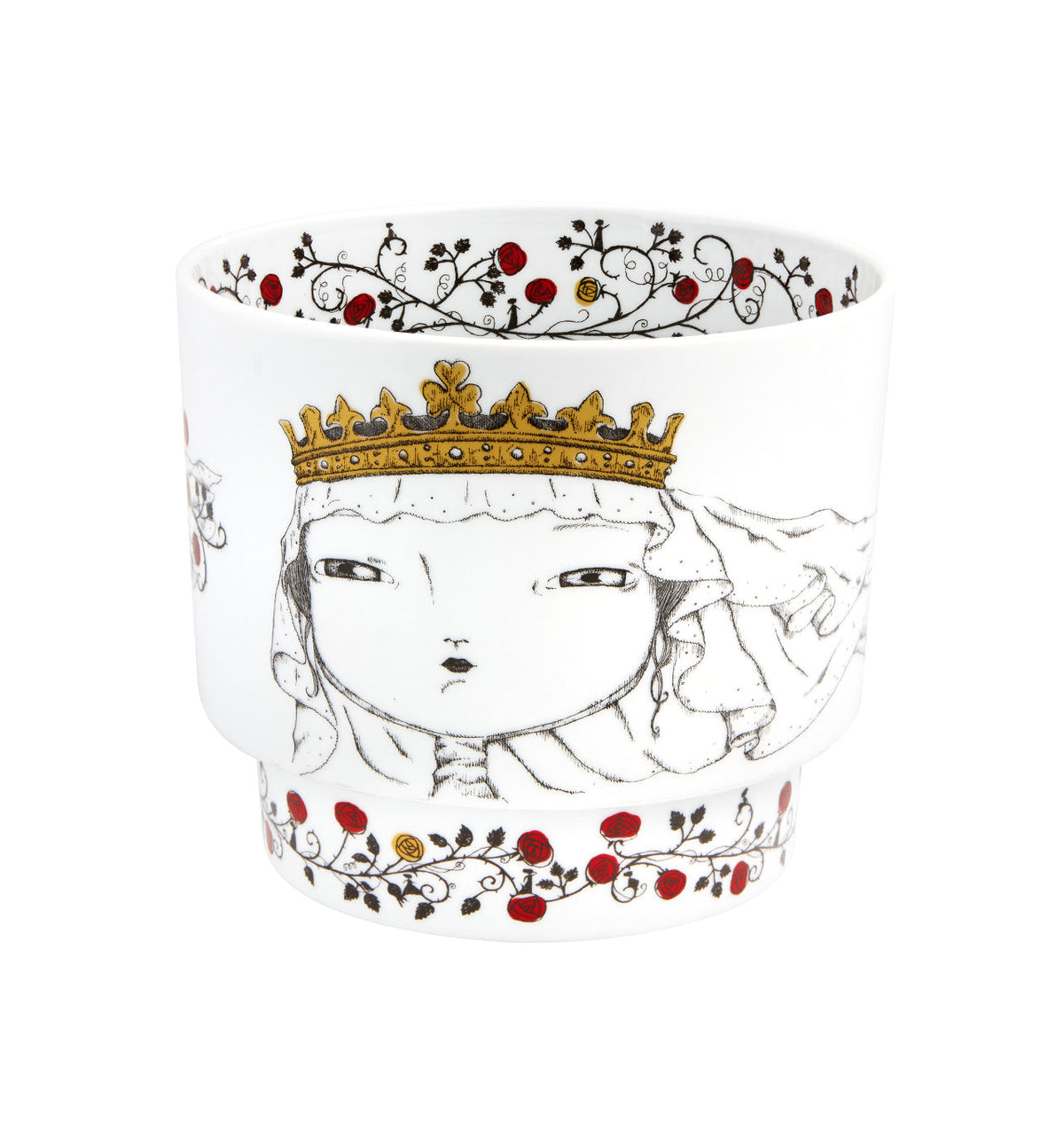 Vista Alegre Rainhas De Portugal Cachepot Queen Santa Isabel By Helia Aluai