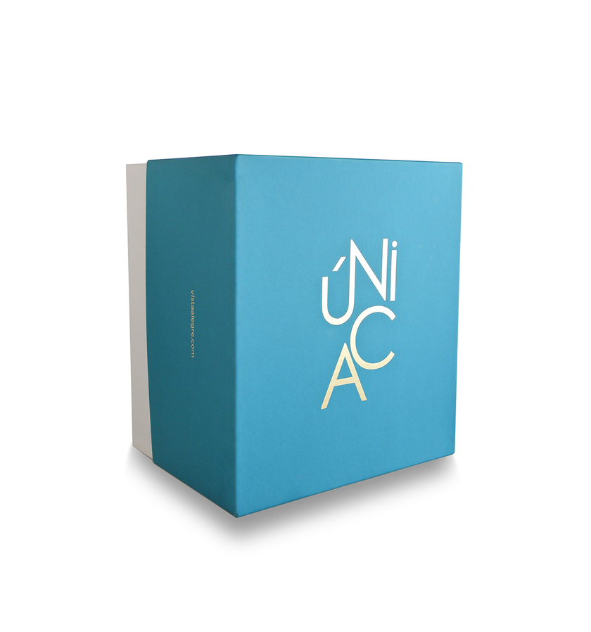 Vista Alegre unica Case with Centrepiece Trilogy Blue