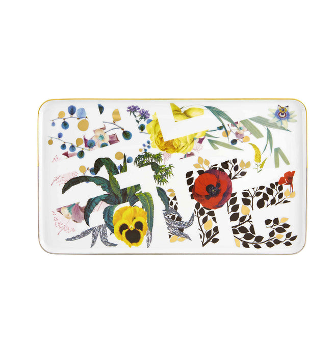 Vista Alegre Christian Lacroix - Primavera Small Rectangular Platter By Christian Lacroix