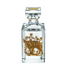 Vista Alegre Golden Whisky Decanter with Gold Pig