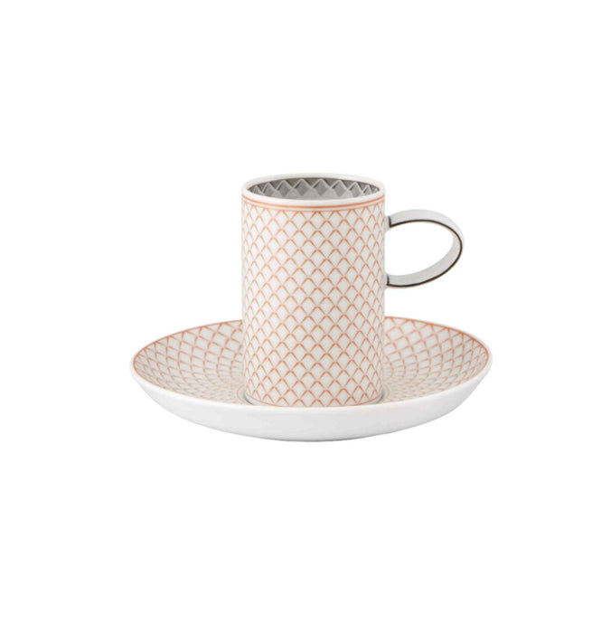 Vista Alegre Maya Coffee Cup & Saucer By VA Studio