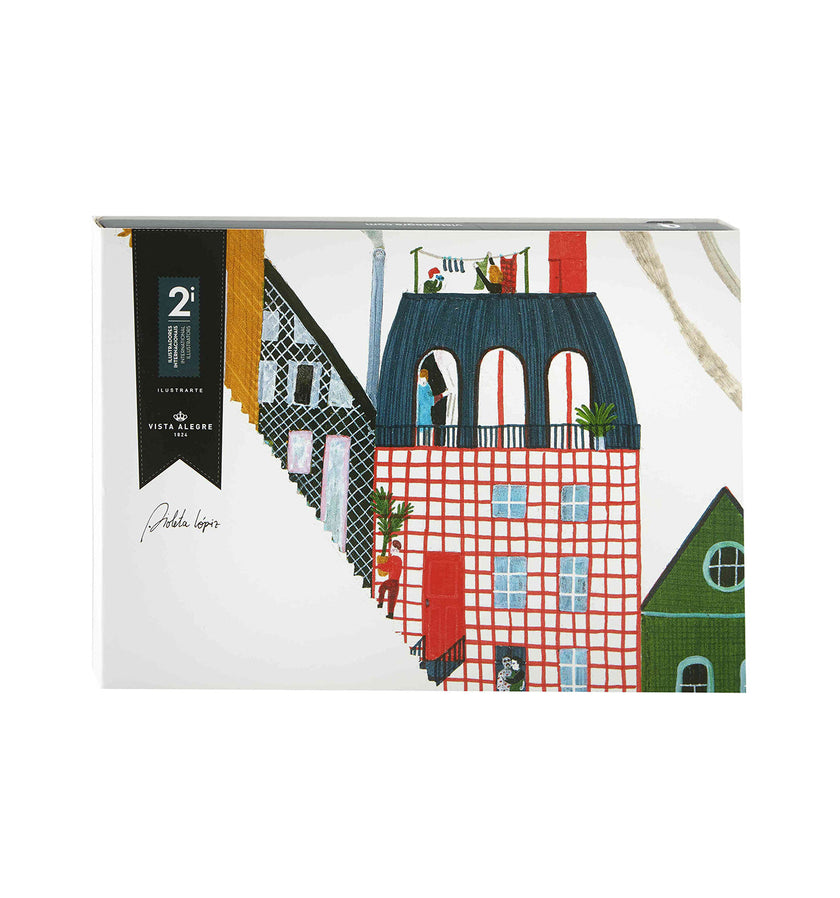Vista Alegre 2I Rectangular Plate By Violeta Lopiz