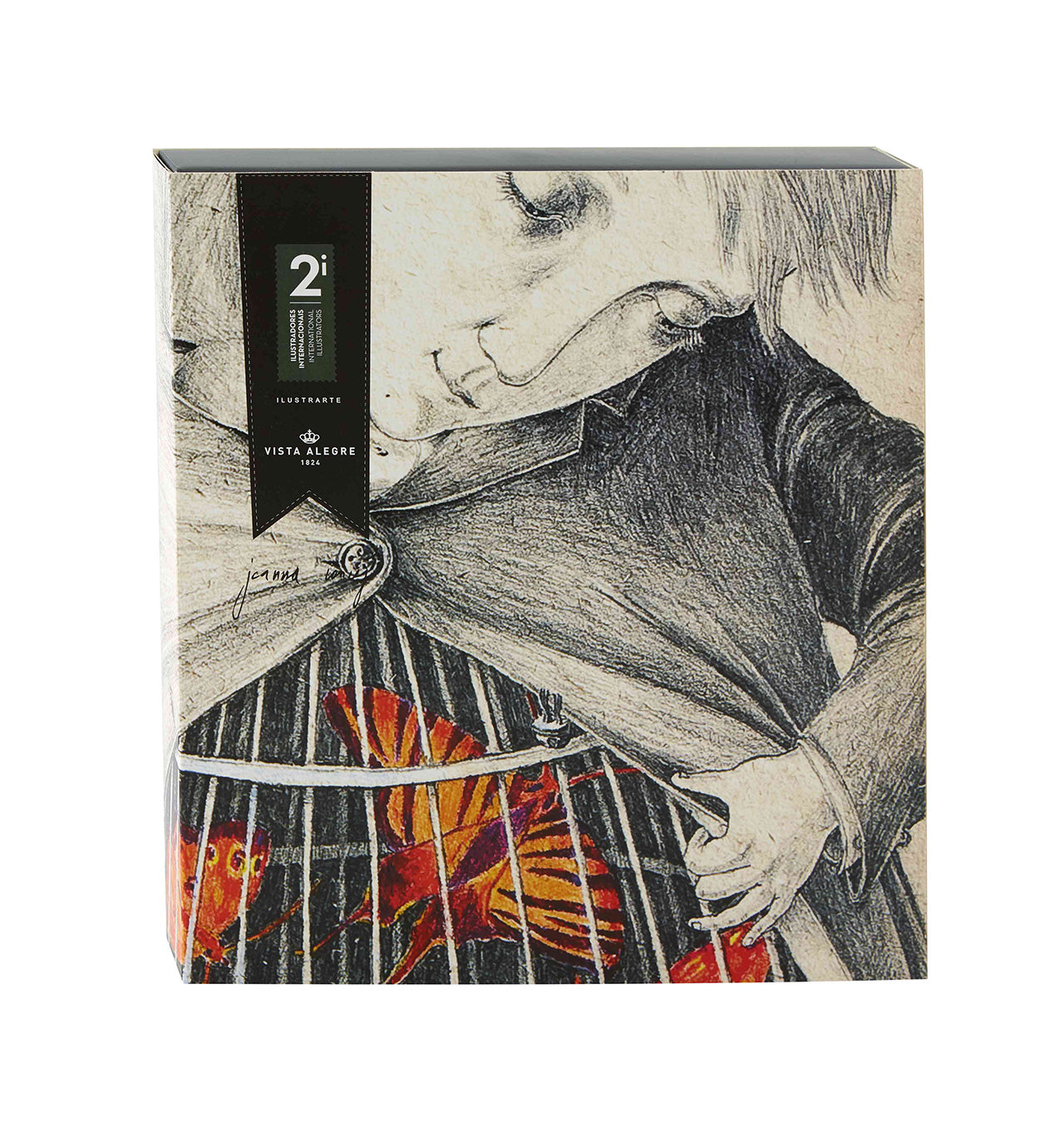 Vista Alegre 2I Square Plate By Joanna Concejo