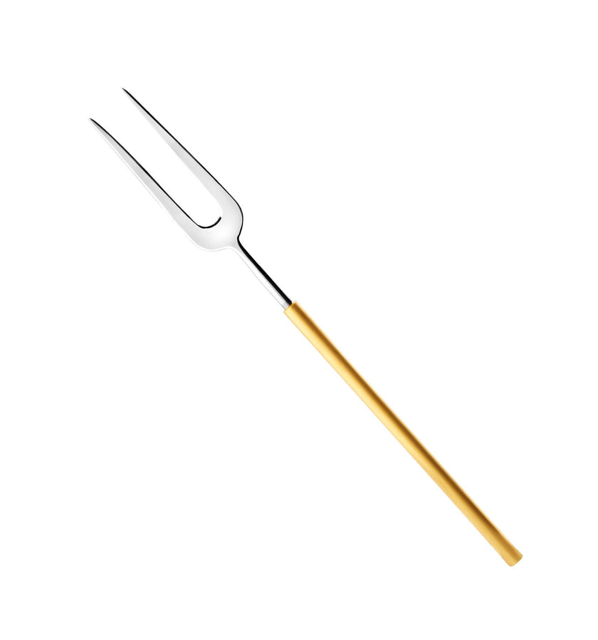 Vista Alegre Domo Handle Matt Gold Meat Serving Fork