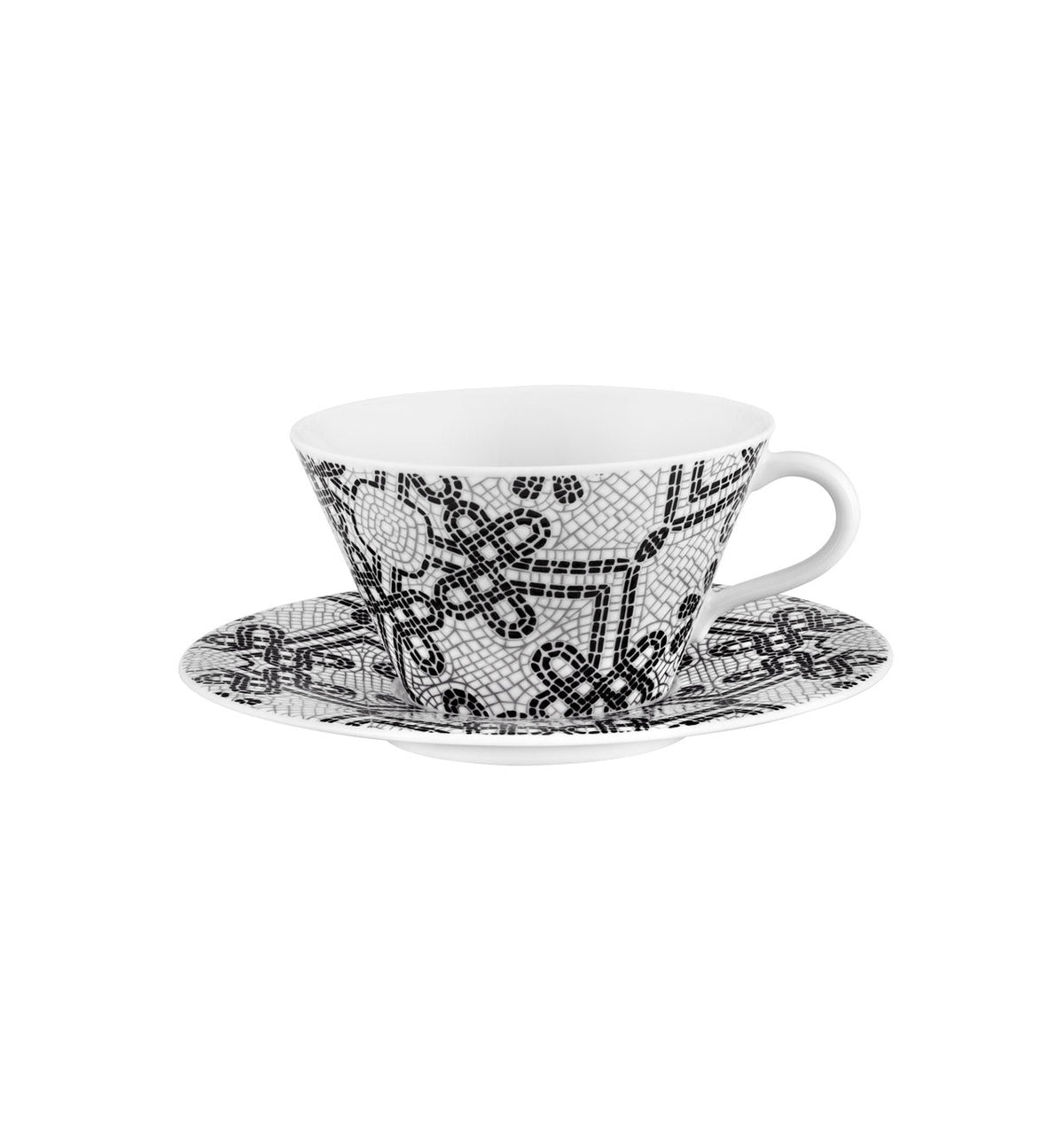 Vista Alegre Calcada Portuguesa Tea Cups & Saucers By Manoela Medeiros - Set of 2