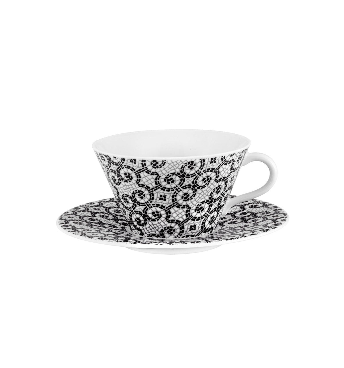 Vista Alegre Calcada Portuguesa Tea Cups & Saucers By Manoela Medeiros - Set of 2