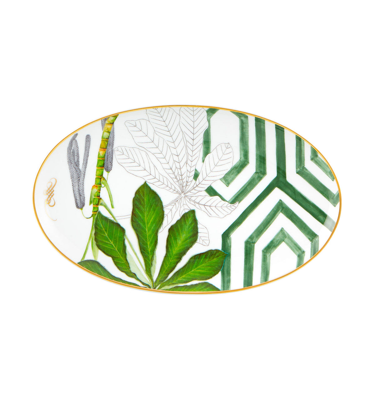 Vista Alegre Amazonia Small Oval Platter