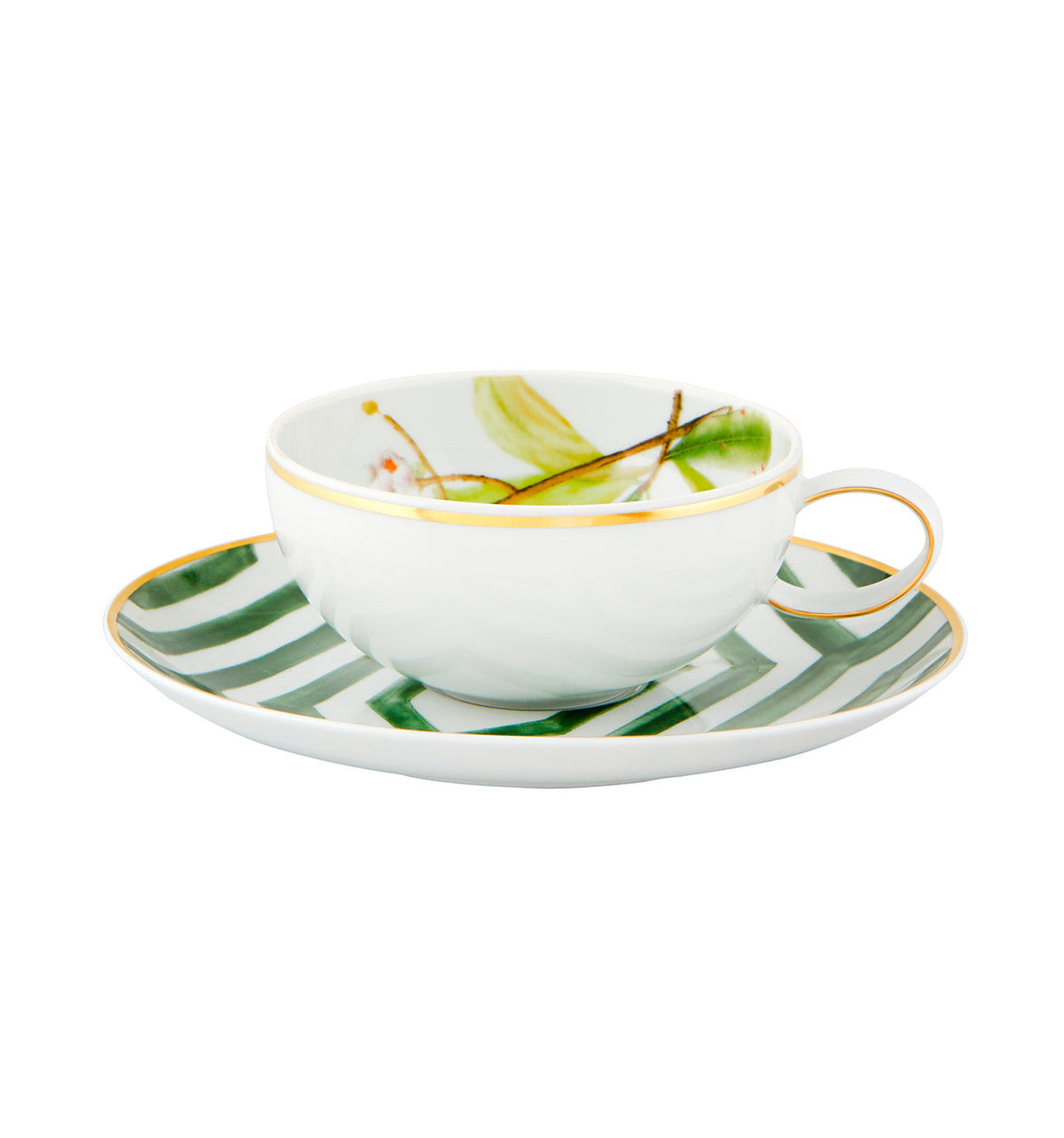 Vista Alegre Amazonia Tea Cup And Saucer