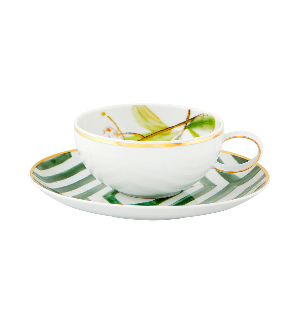 Vista Alegre Amazonia Tea Cup And Saucer