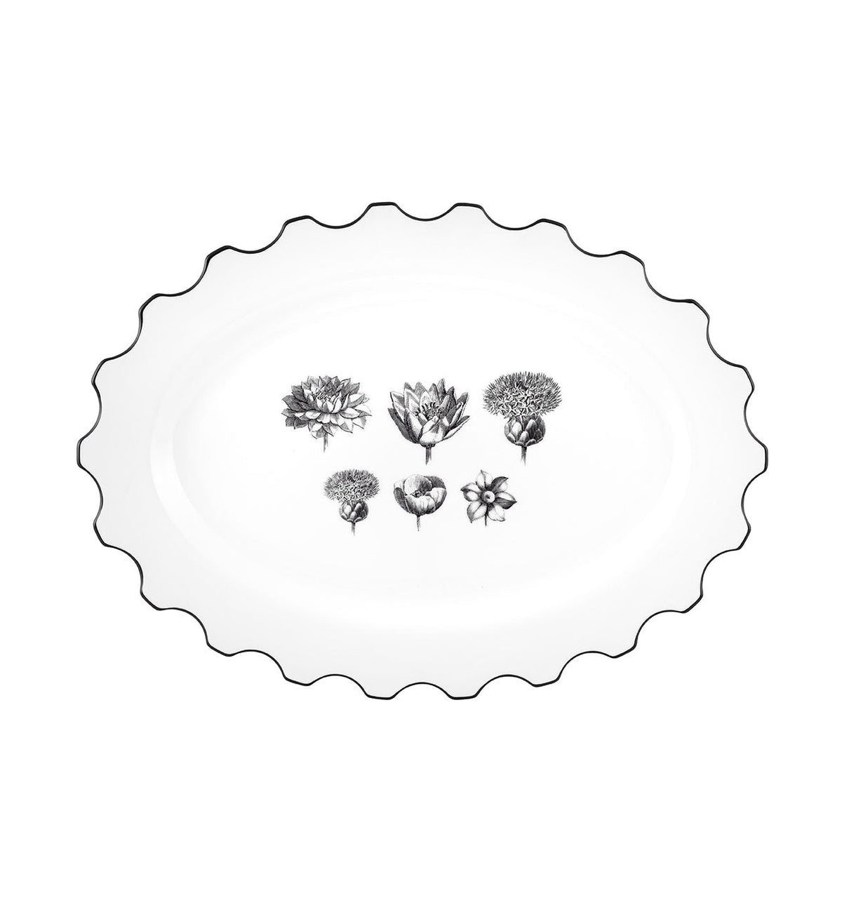 Vista Alegre Christian Lacroix - Herbariae Large Oval Platter By Christian Lacroix