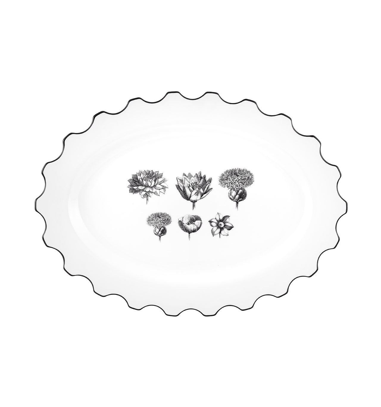 Vista Alegre Christian Lacroix - Herbariae Large Oval Platter By Christian Lacroix