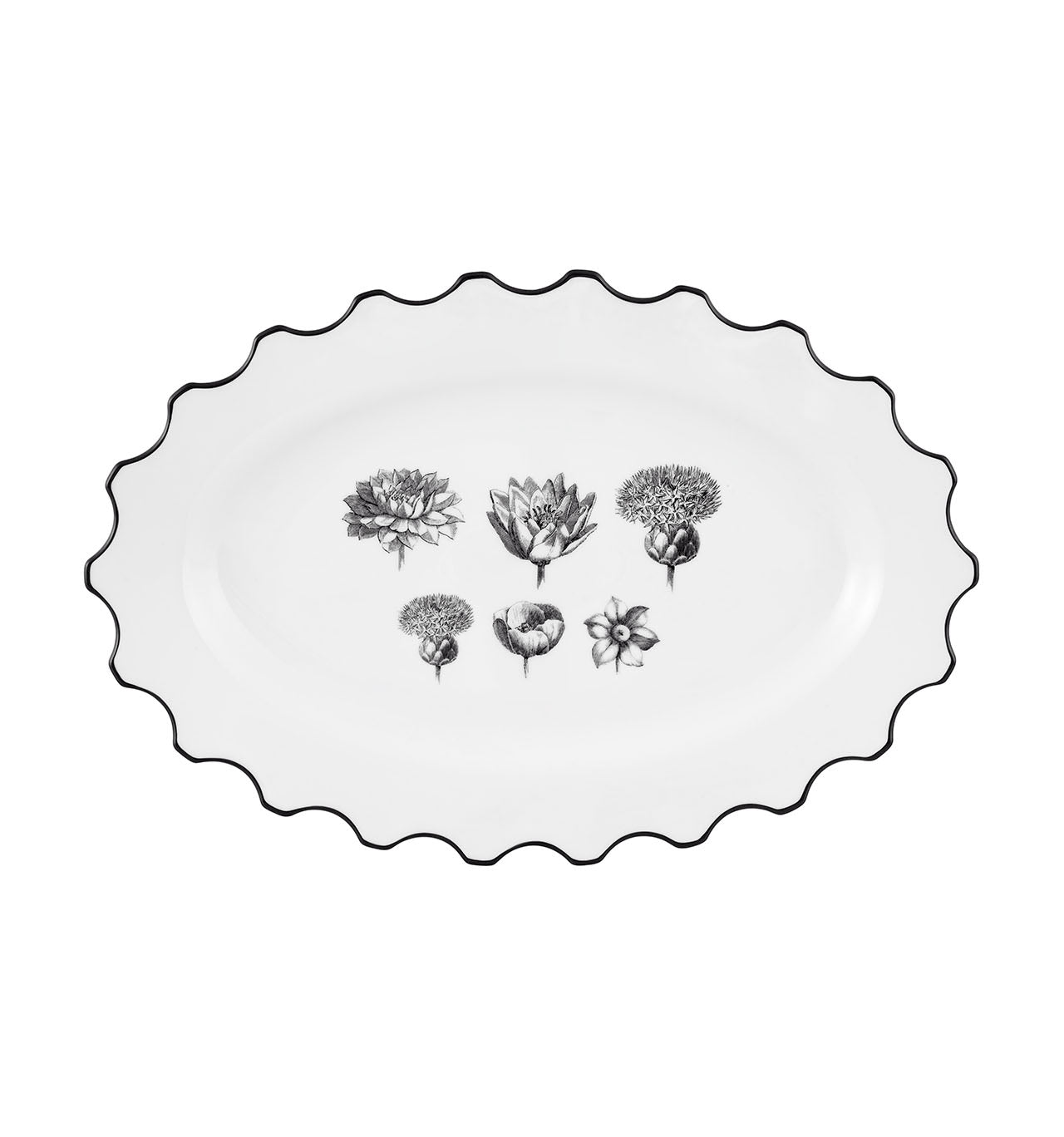 Vista Alegre Christian Lacroix - Herbariae Small Oval Platter By Christian Lacroix