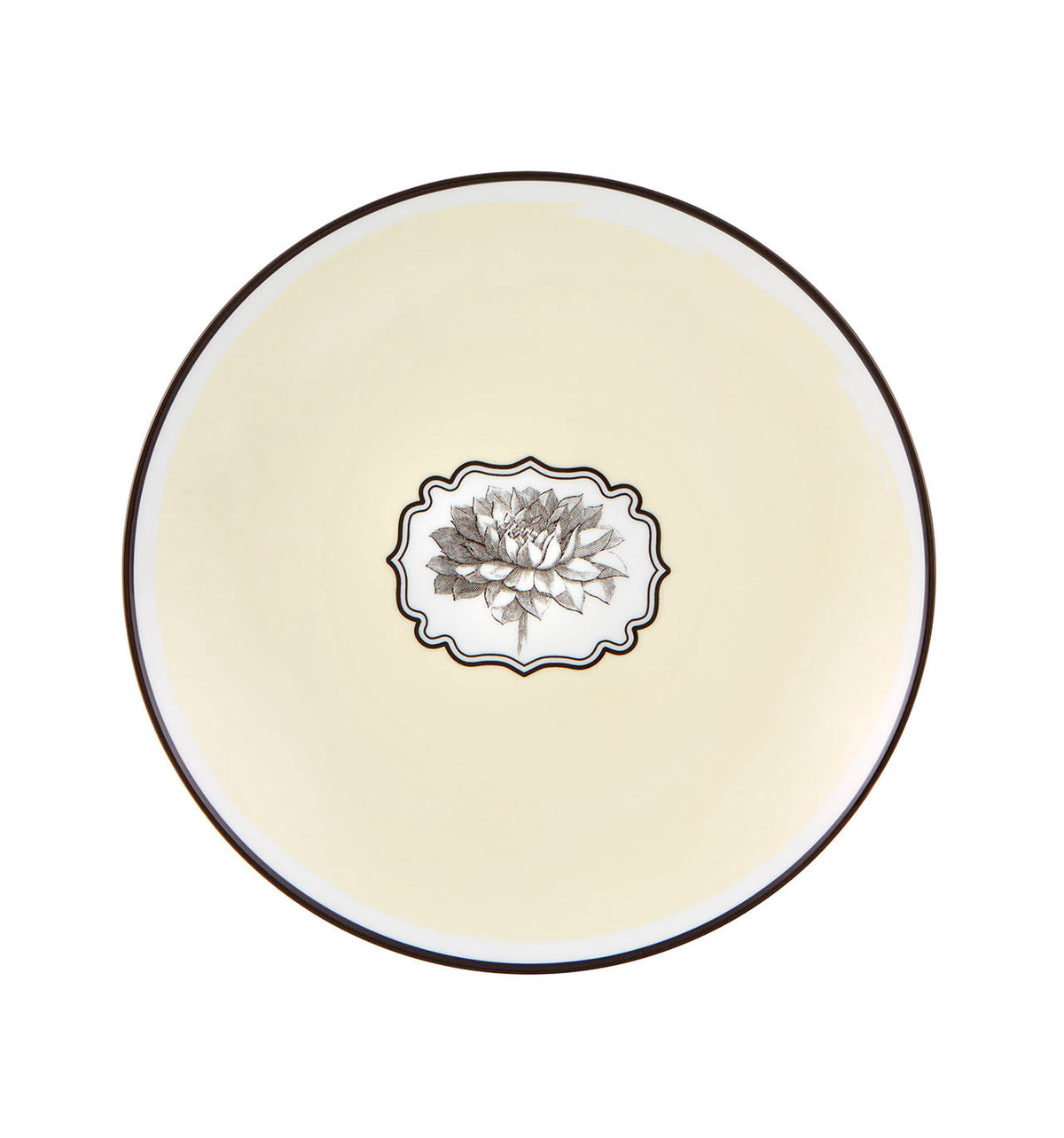 Vista Alegre Christian Lacroix - Herbariae Dessert Plate Yellow By Christian Lacroix