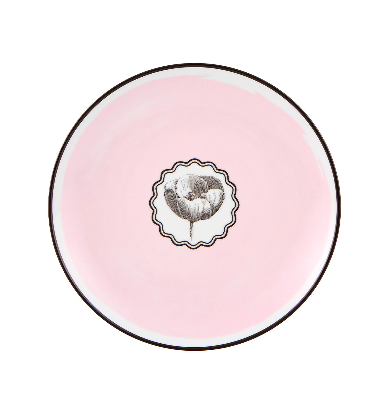 Vista Alegre Christian Lacroix - Herbariae Dessert Plate Pink By Christian Lacroix