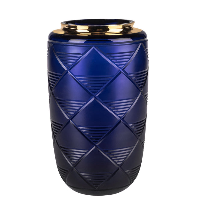 Vista Alegre Jet Blue Case with Vase