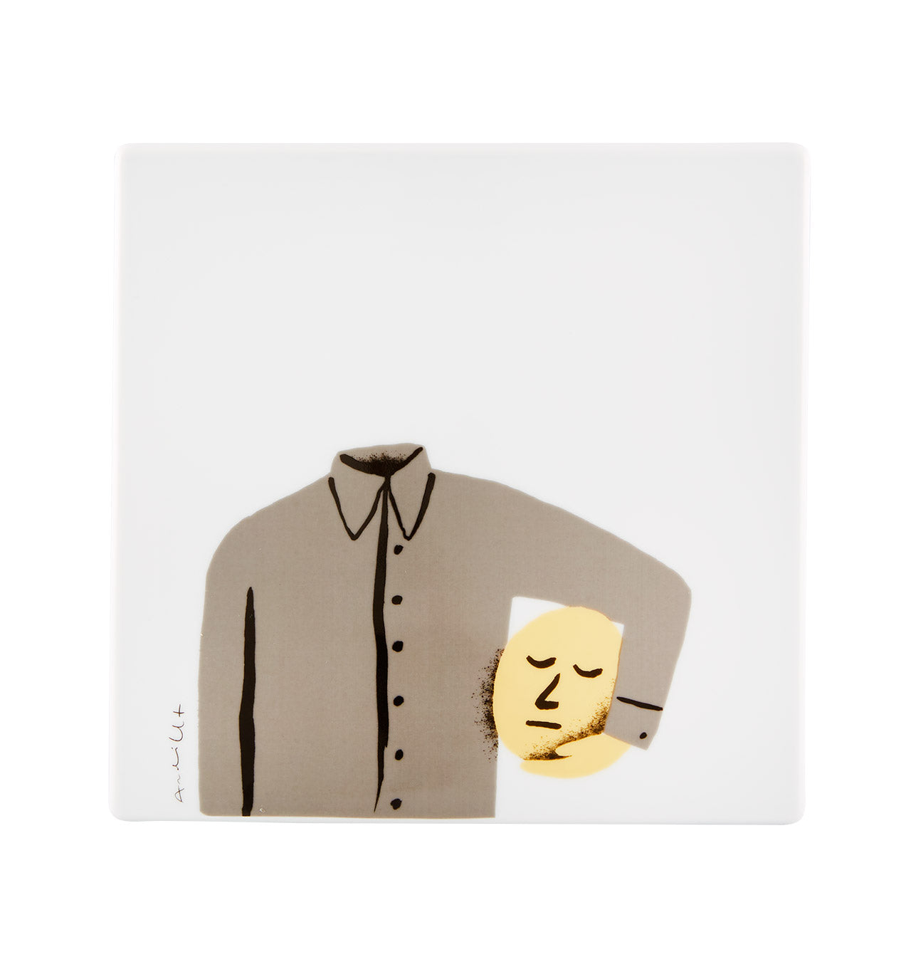 Vista Alegre 2I Square Plate By Andre Letria