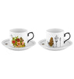 Vista Alegre Petites Histoires Tea Cup & Saucers - Set of 2