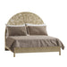 Jonathan Charles Moon Flower Carved Bed