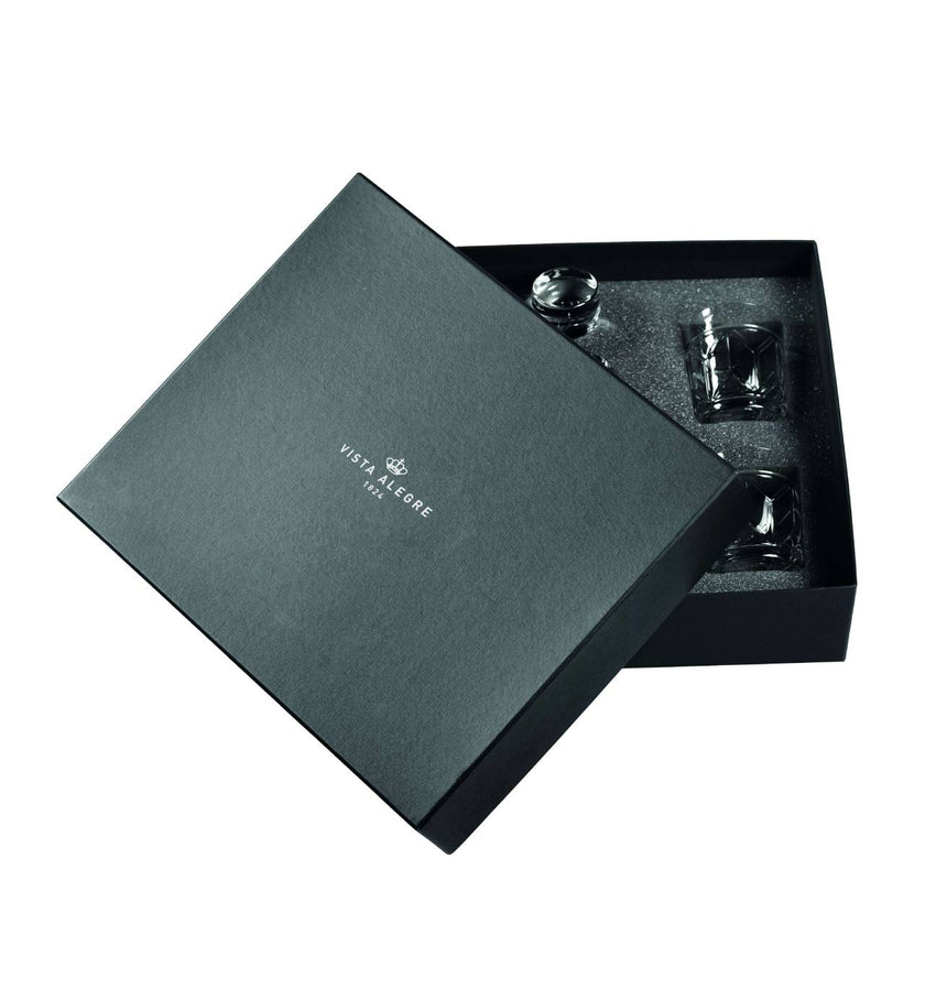 Vista Alegre Avenue Case with Whisky Decanter and 4 Old Fashion
