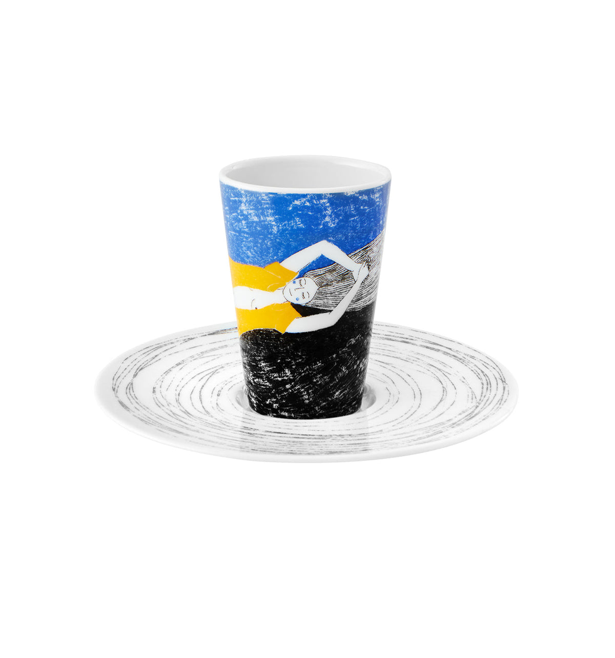 Vista Alegre Escape Goat Espresso cup and saucer VII