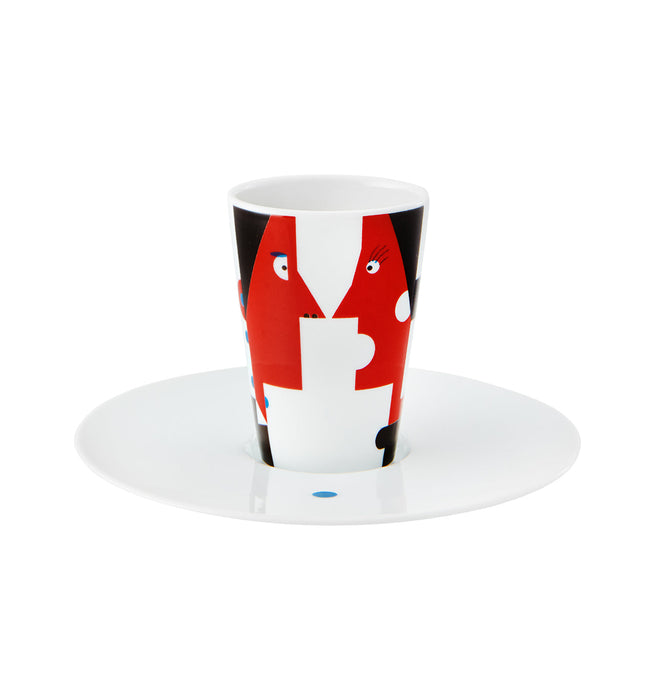 Vista Alegre Escape Goat Espresso cup and saucer X