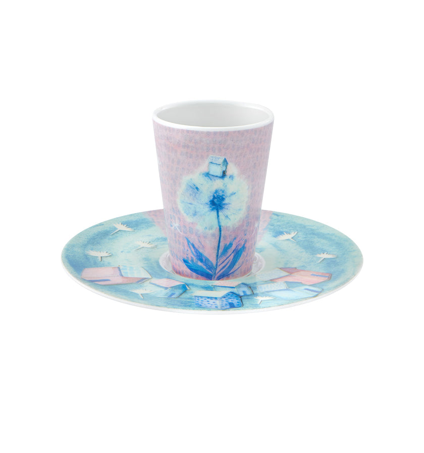 Vista Alegre Escape Goat Espresso cup and saucer XIX