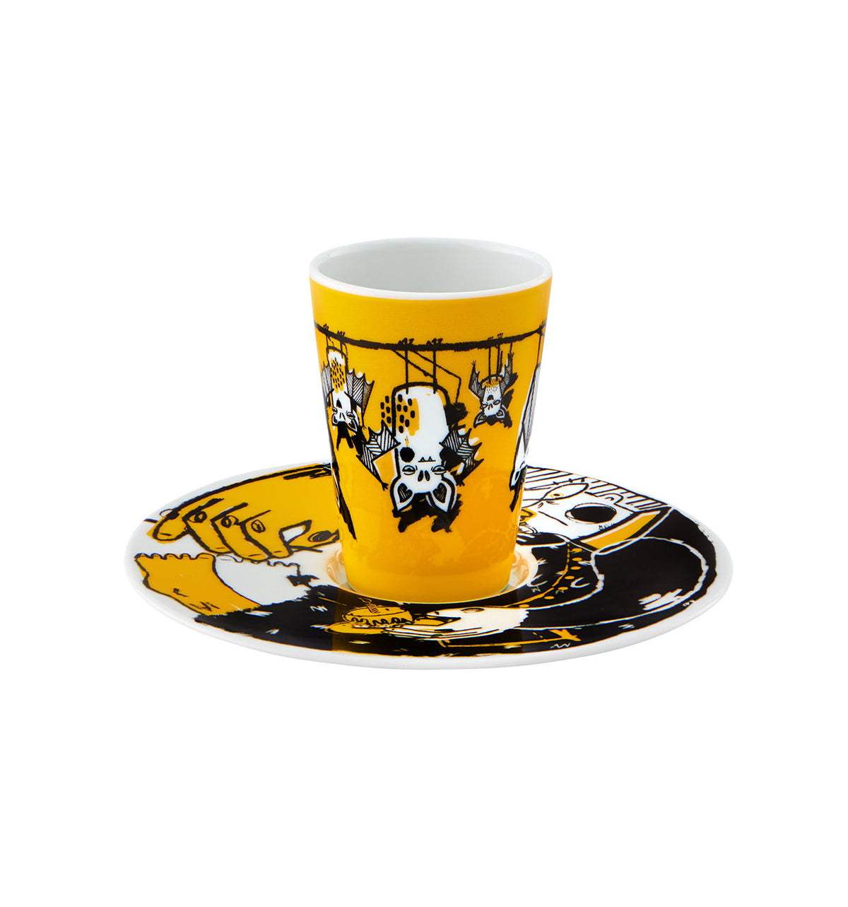Vista Alegre Escape Goat Espresso cup and saucer XLIII