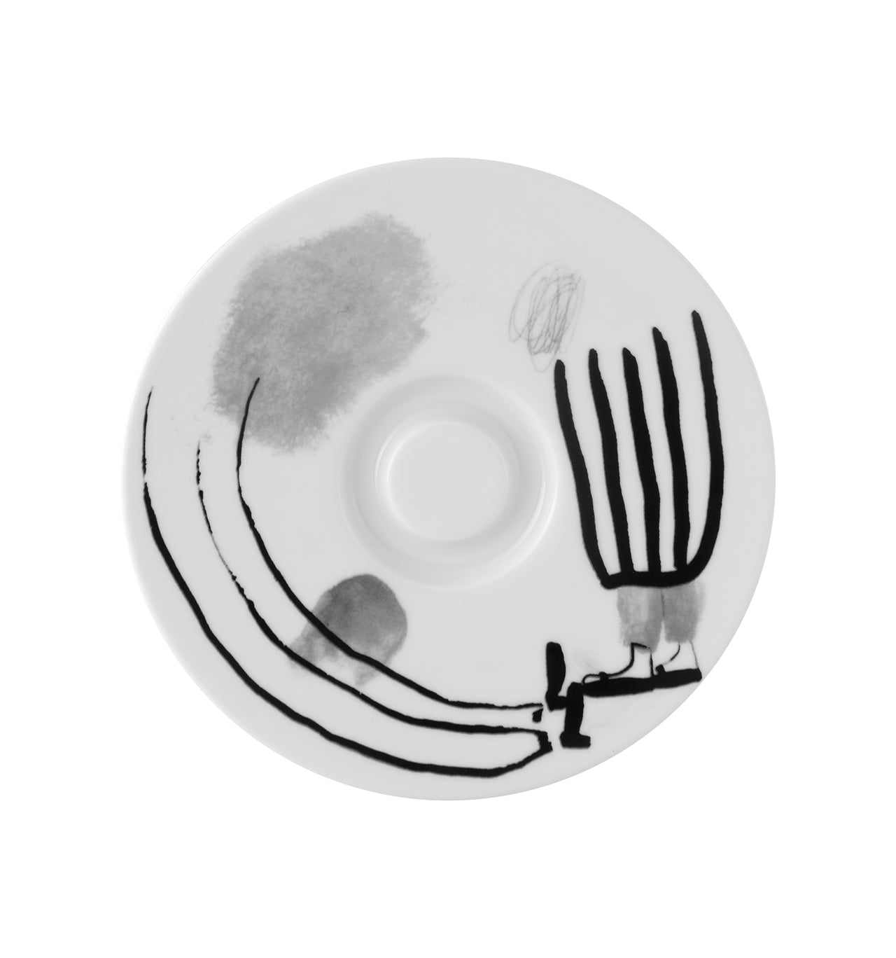 Vista Alegre Escape Goat Espresso cup and saucer XV