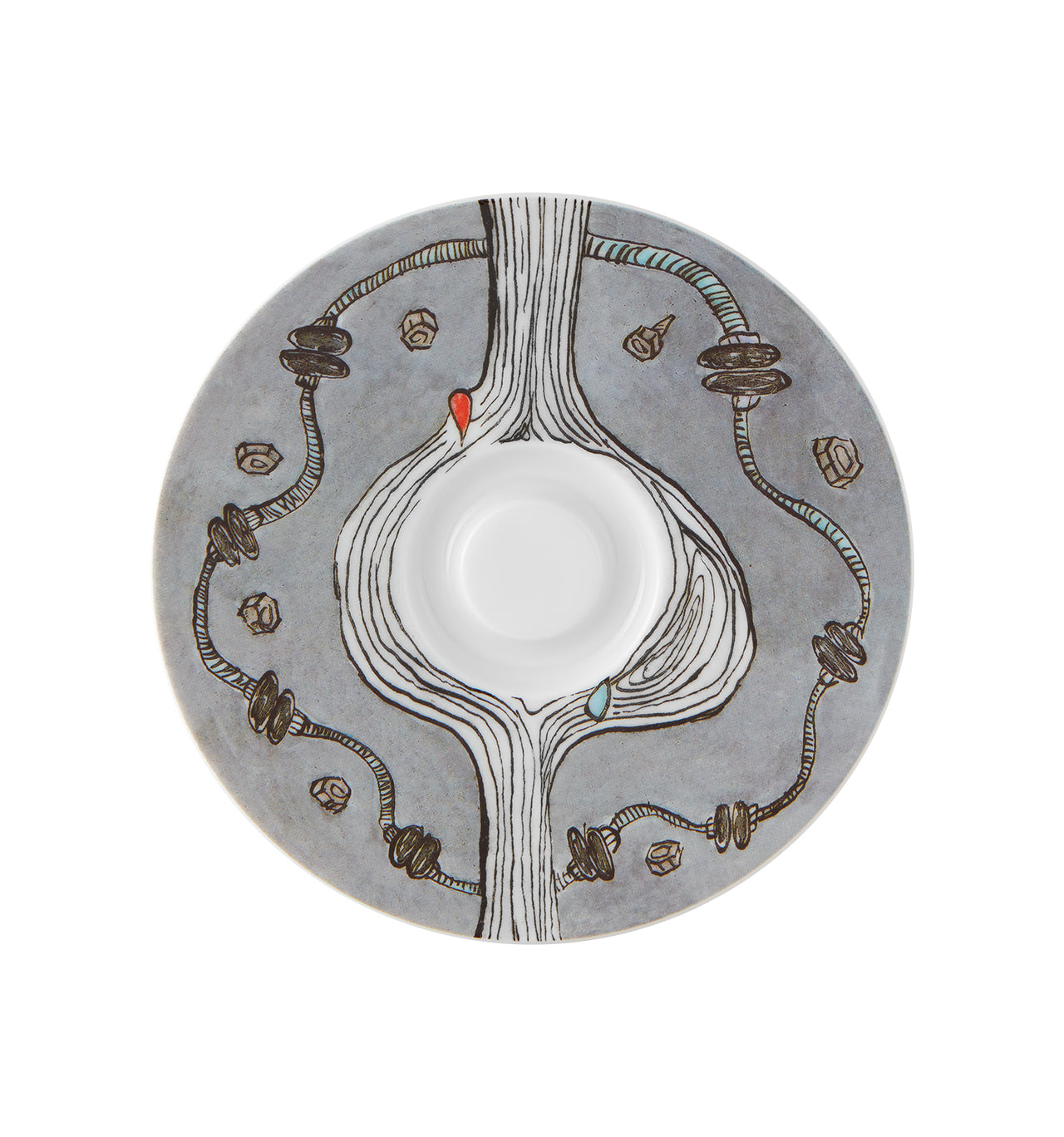 Vista Alegre Escape Goat Espresso cup and saucer XVII