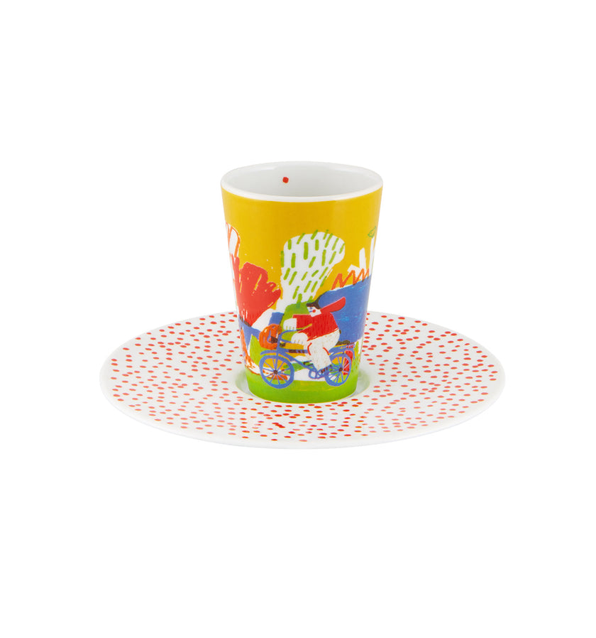 Vista Alegre Escape Goat Espresso cup and saucer XX