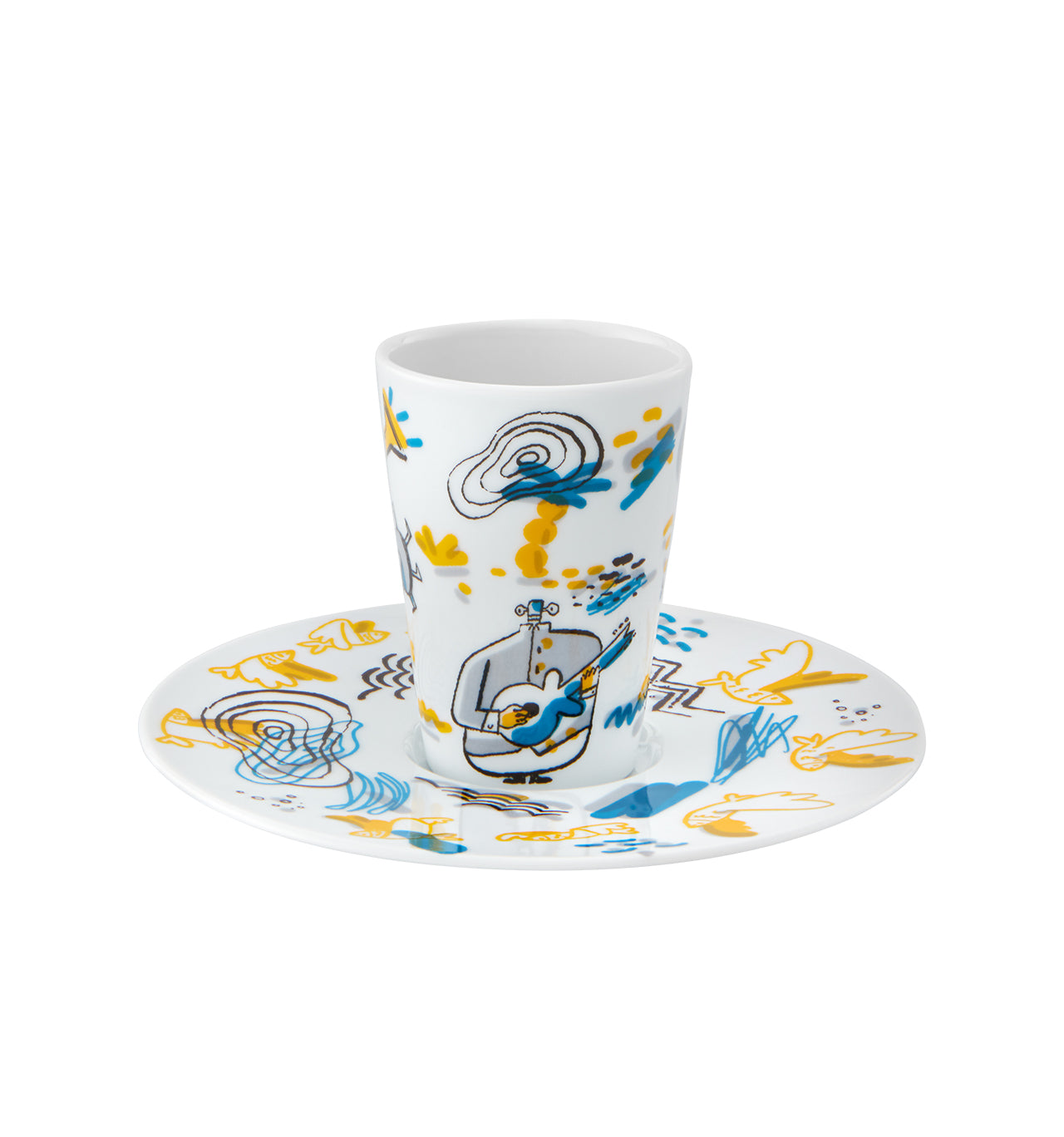 Vista Alegre Escape Goat Espresso cup and saucer XXIV