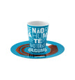 Vista Alegre Escape Goat Espresso cup and saucer XXIX