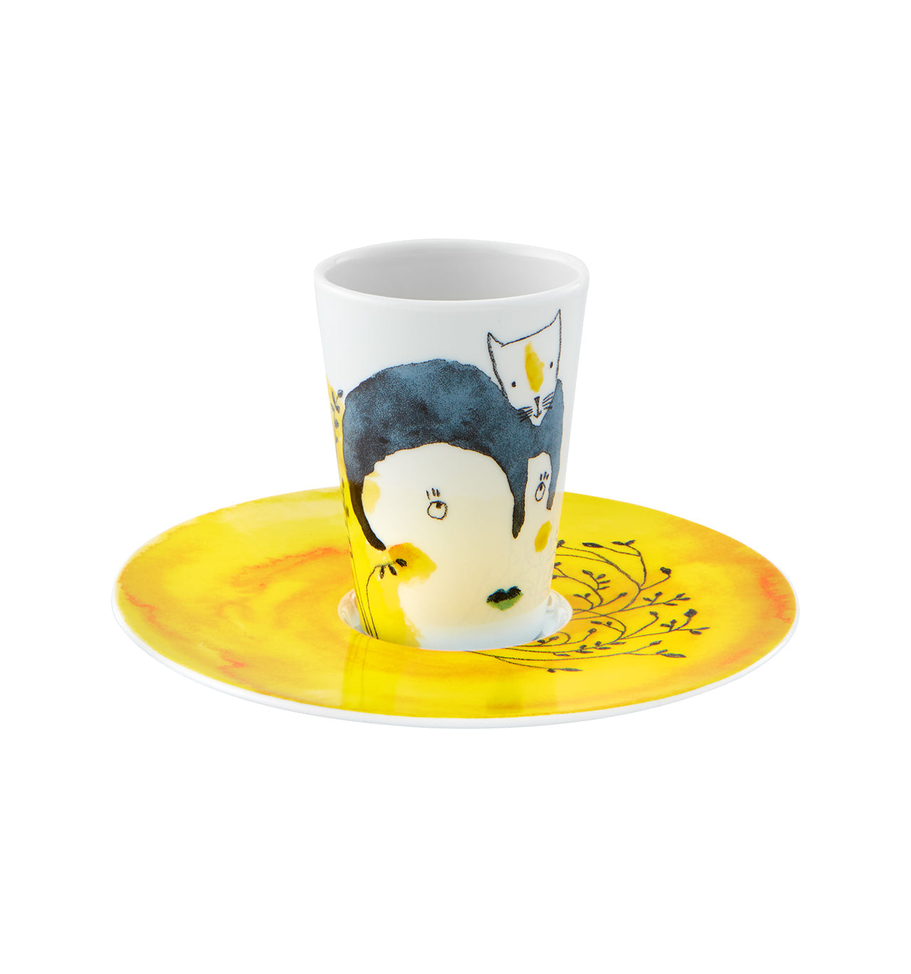 Vista Alegre Escape Goat Espresso cup and saucer XXV