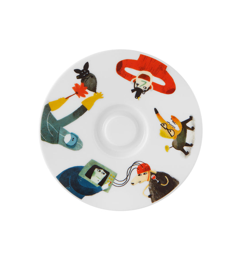 Vista Alegre Escape Goat Espresso cup and saucer XXVI