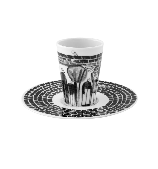 Vista Alegre Escape Goat Espresso cup and saucer XXXIII