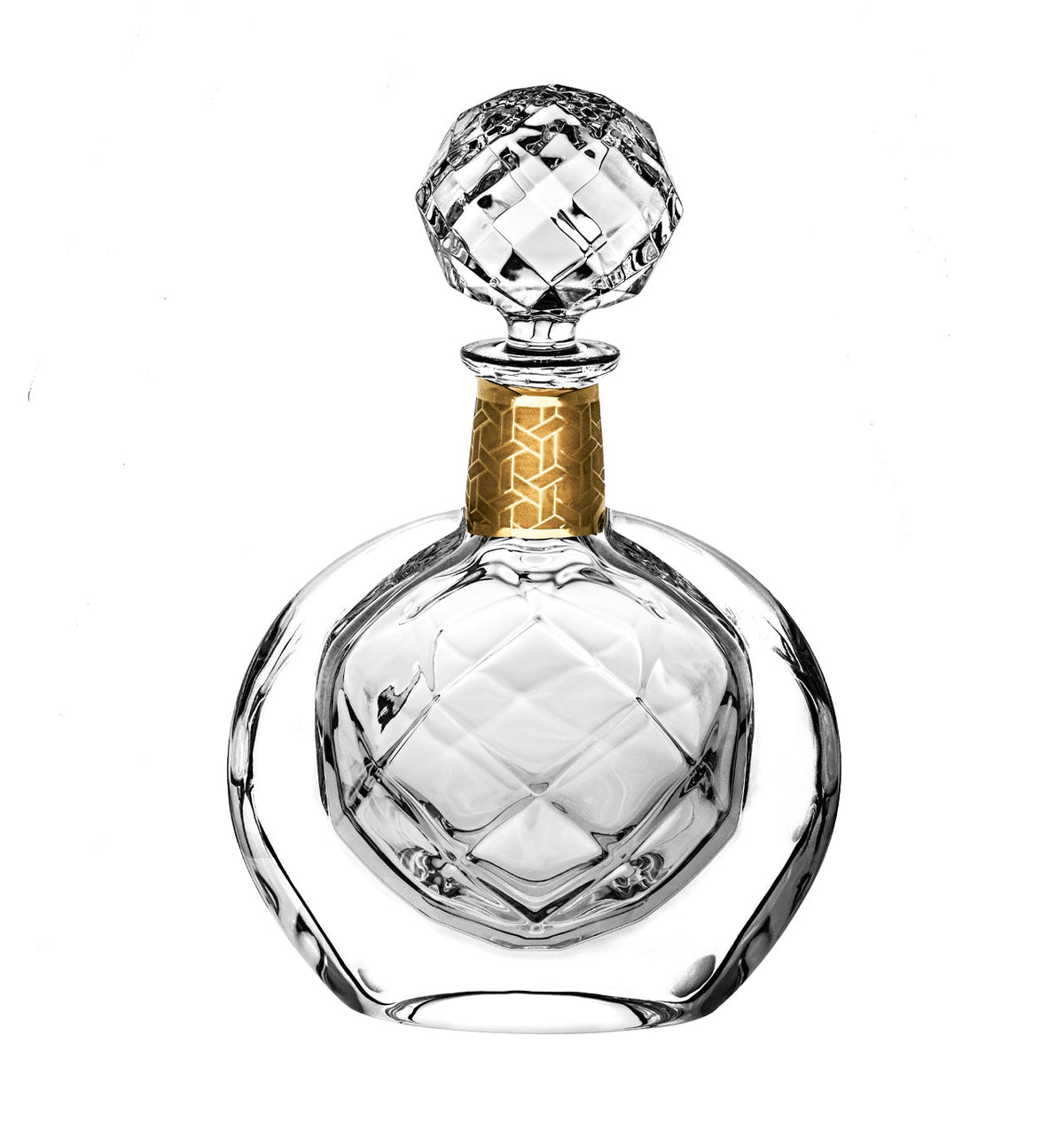 Vista Alegre Dux Bottle with Gold