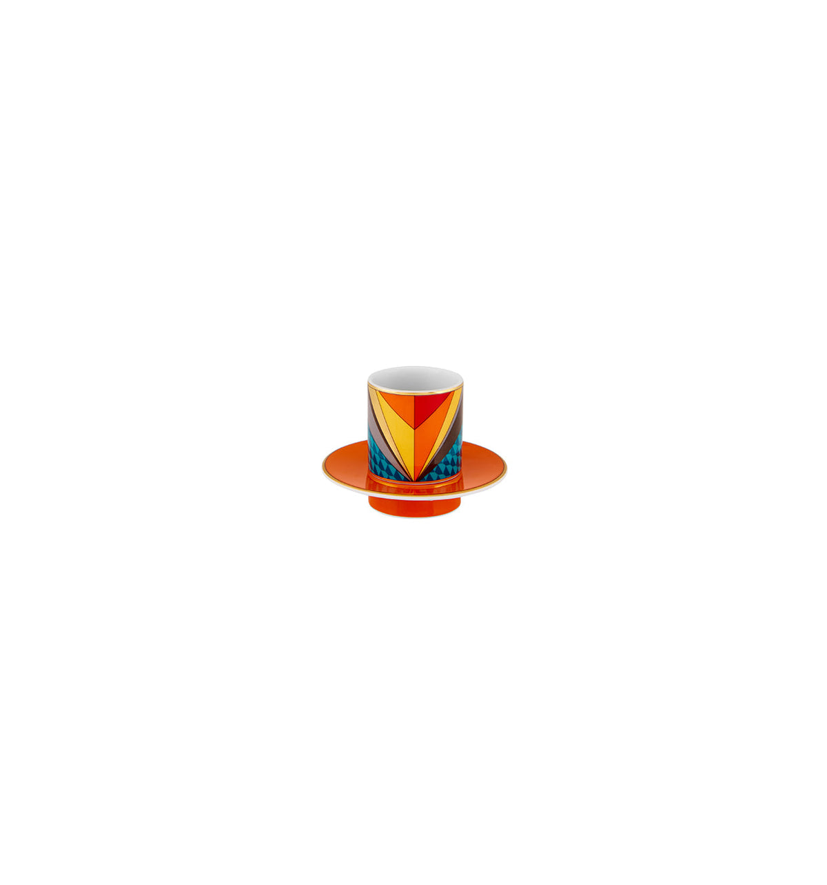 Vista Alegre Futurismo Espresso Cups And Saucers - Set of 4