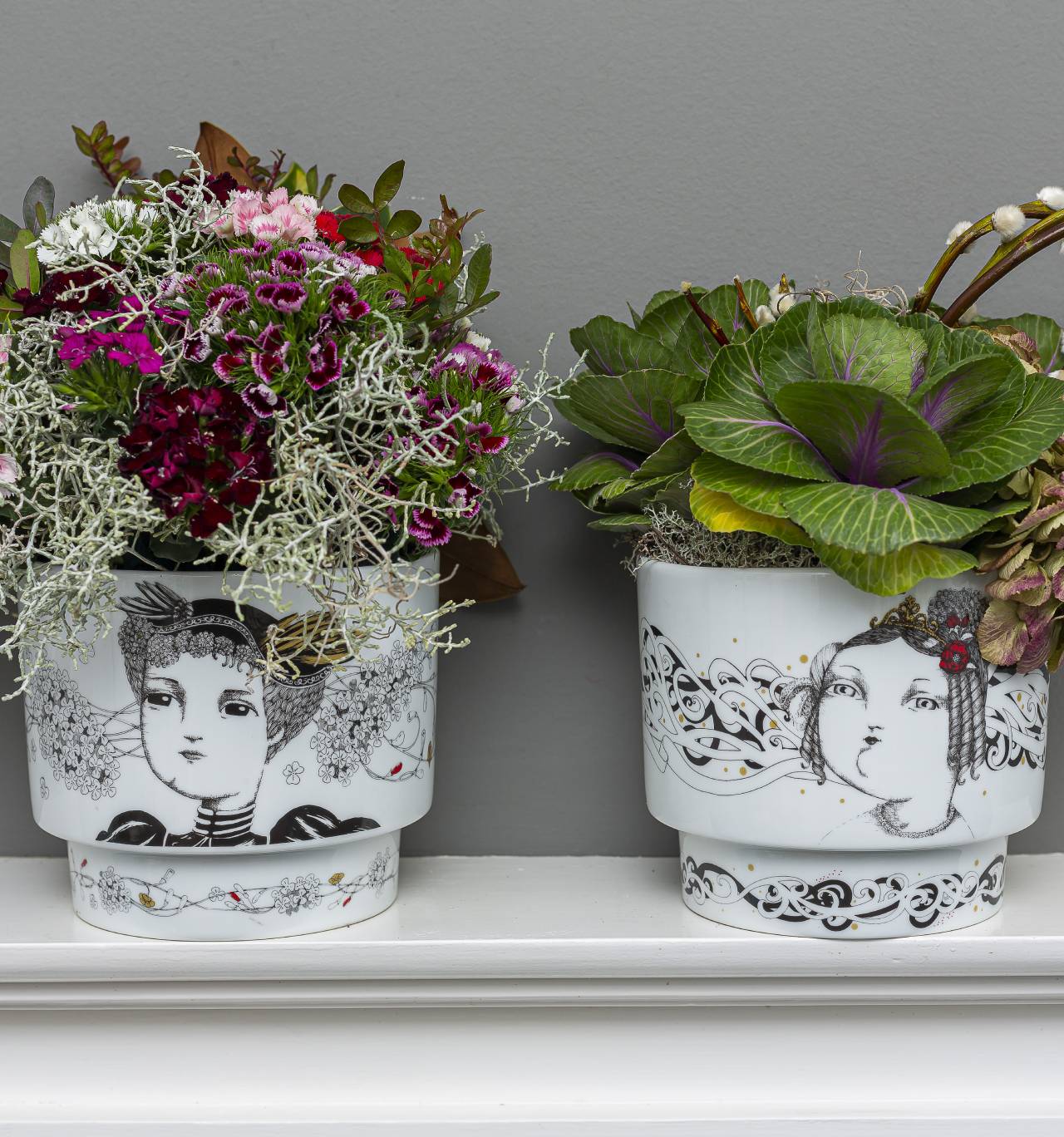 Vista Alegre Rainhas De Portugal Cachepot Queen D. Amelia