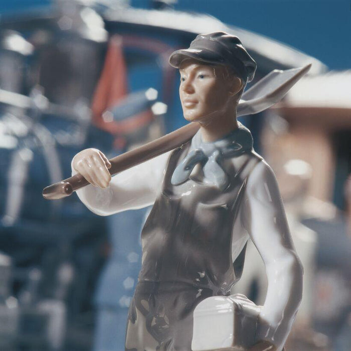 Lladro A Grand Adventure Train Sculpture - Limited Edition