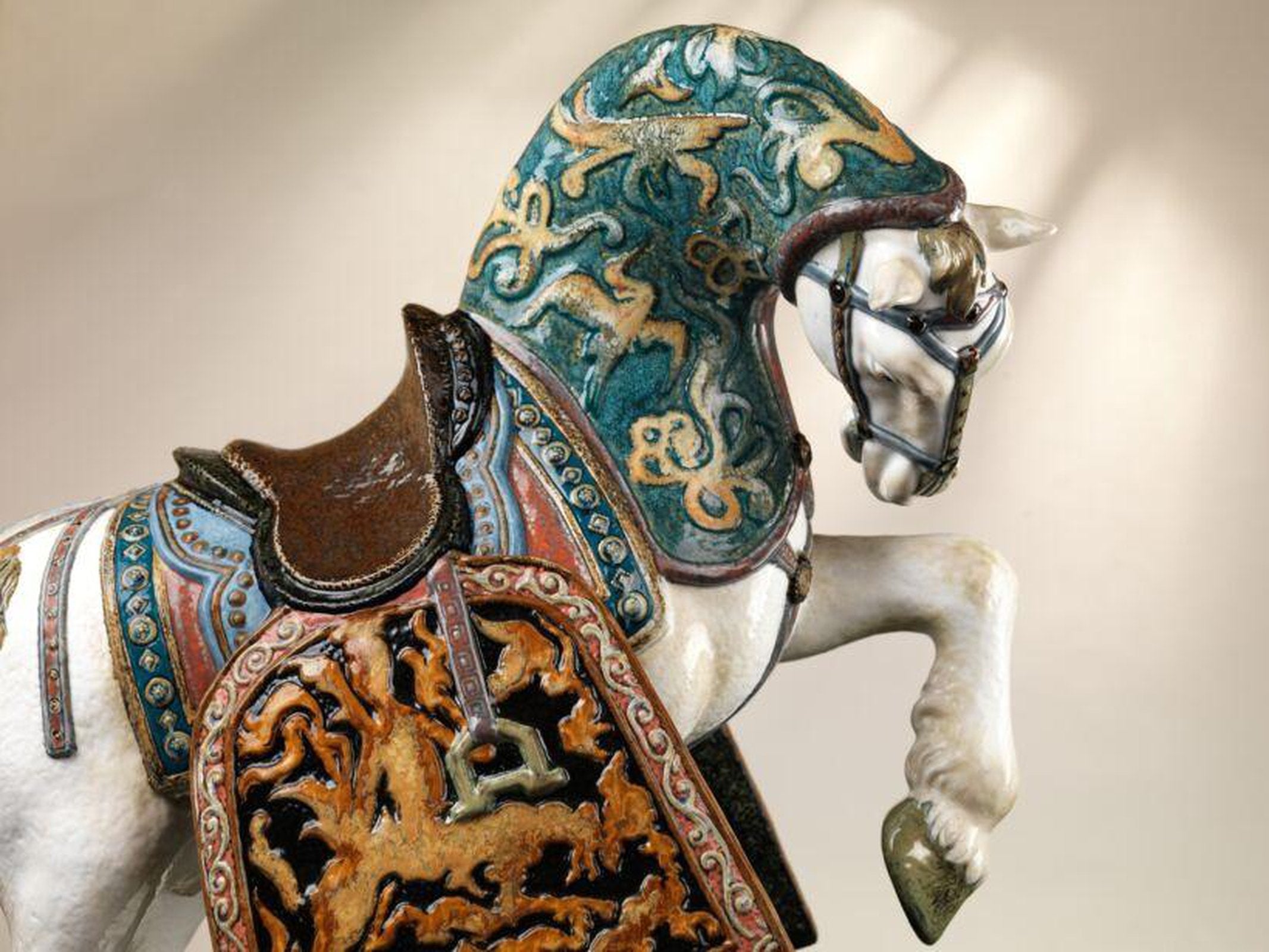 Lladro Oriental Horse Sculpture - Limited Edition