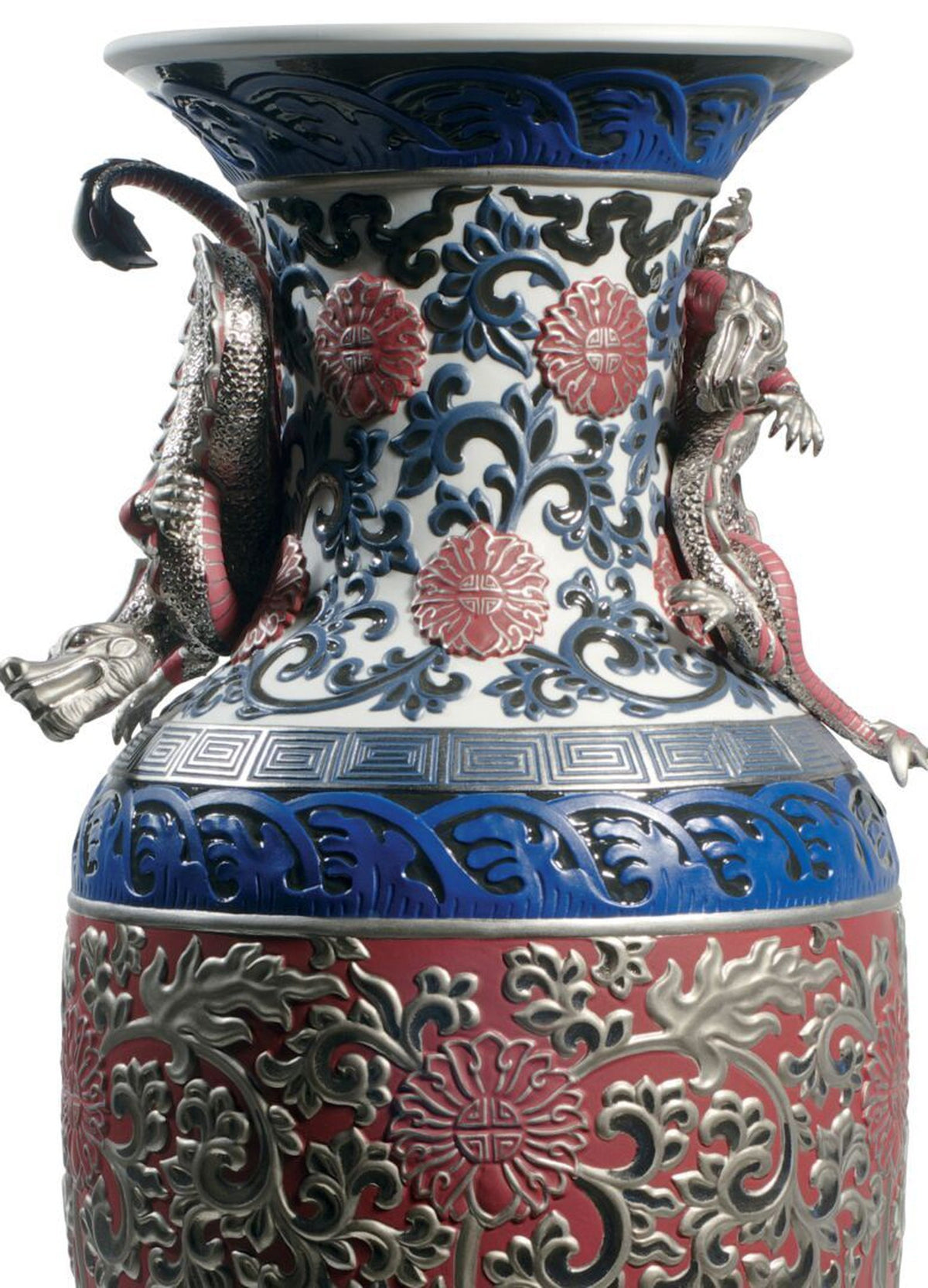 Lladro Oriental Vase Sculpture - Limited Edition