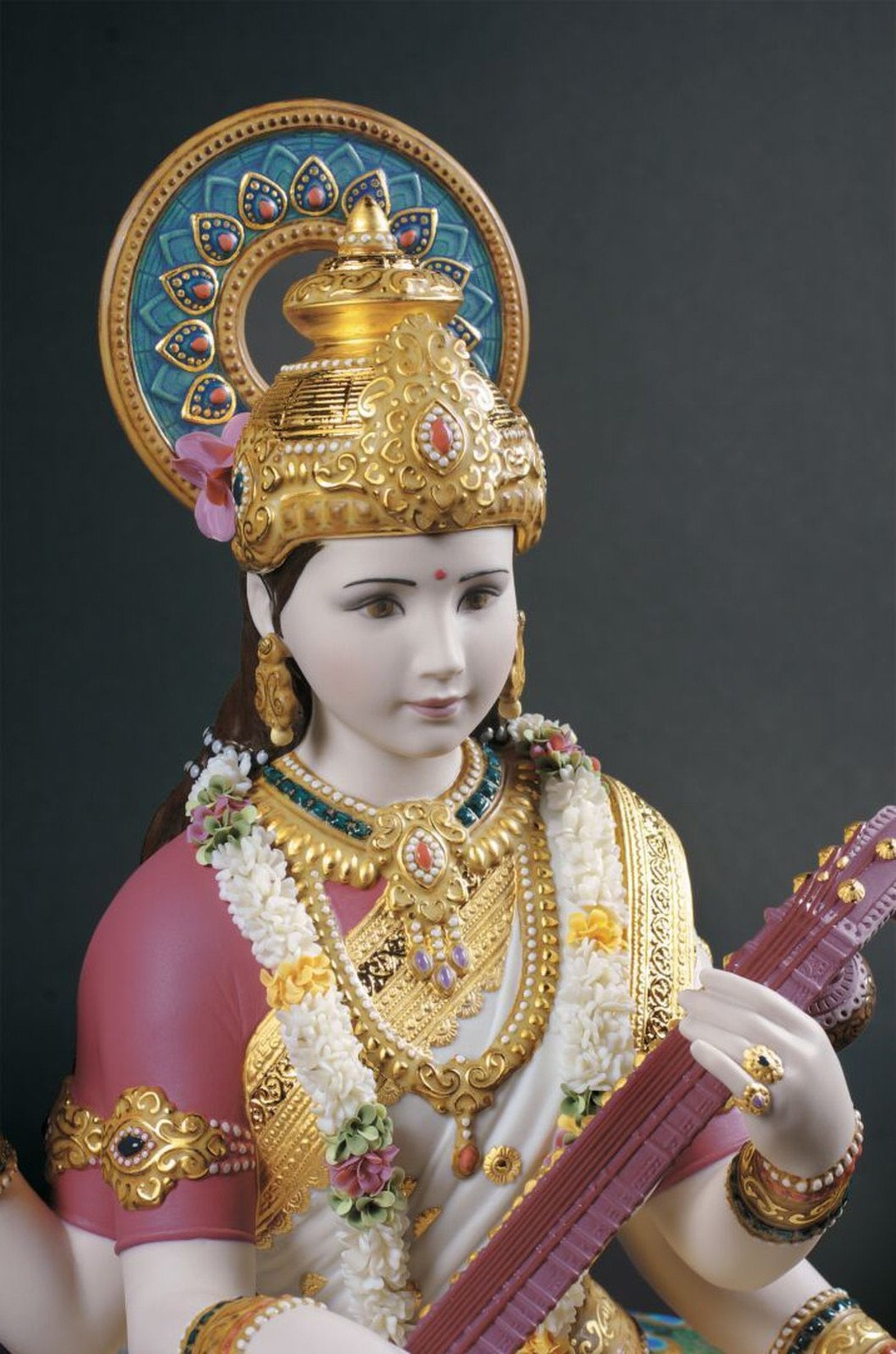 Lladro Saraswati Sculpture - Limited Edition