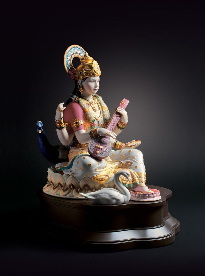 Lladro Saraswati Sculpture - Limited Edition