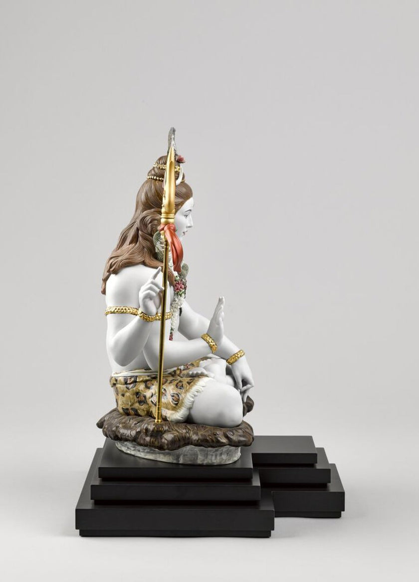 Lladro Lord Shiva Sculpture - Limited Edition