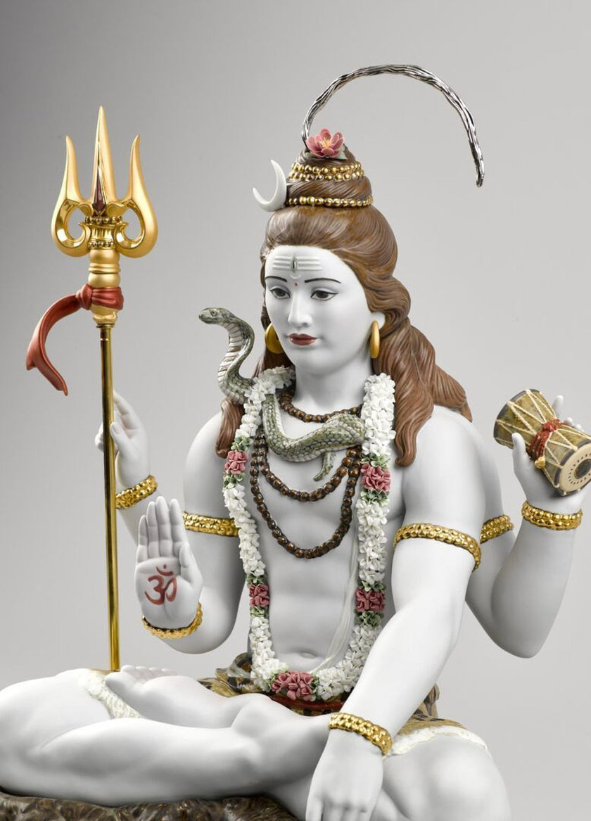 Lladro Lord Shiva Sculpture - Limited Edition