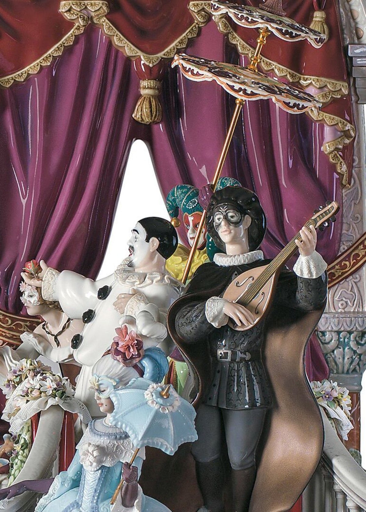 Lladro Carnival in Venice Sculpture - Limited Edition