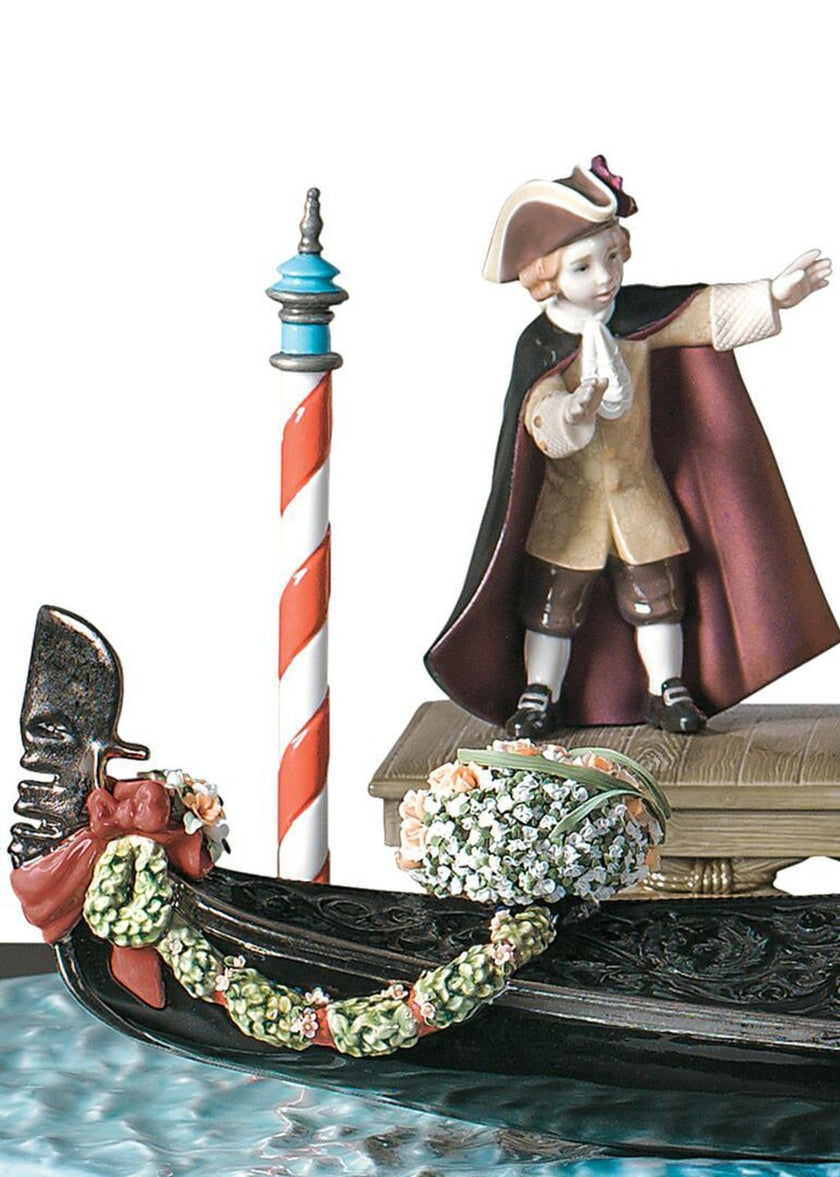 Lladro Carnival in Venice Sculpture - Limited Edition