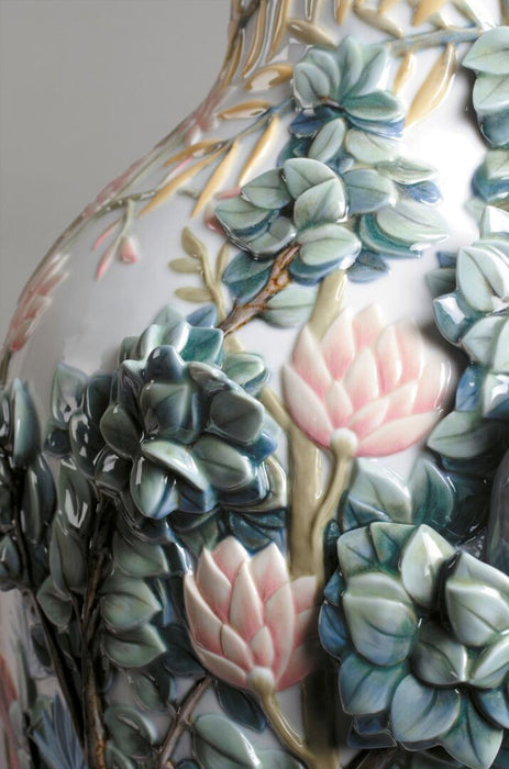 Lladro Paradise Vase Sculpture - Limited Edition