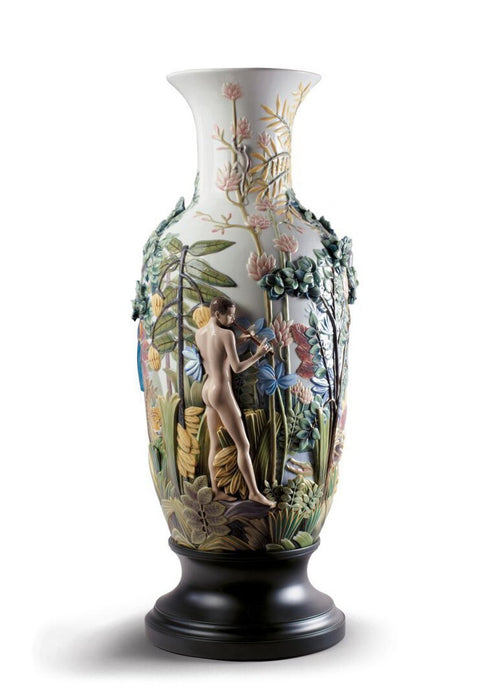 Lladro Paradise Vase Sculpture - Limited Edition