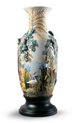 Lladro Paradise Vase Animal Life Figurine - Limited Edition